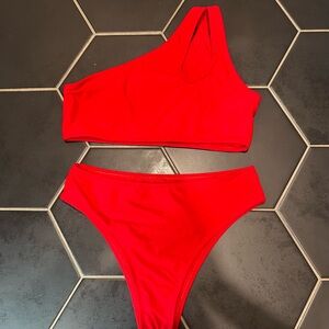 Red bikini